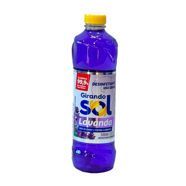 DESINFETANTE FRASCO 500ML GIRANDO SOL* FRASCO