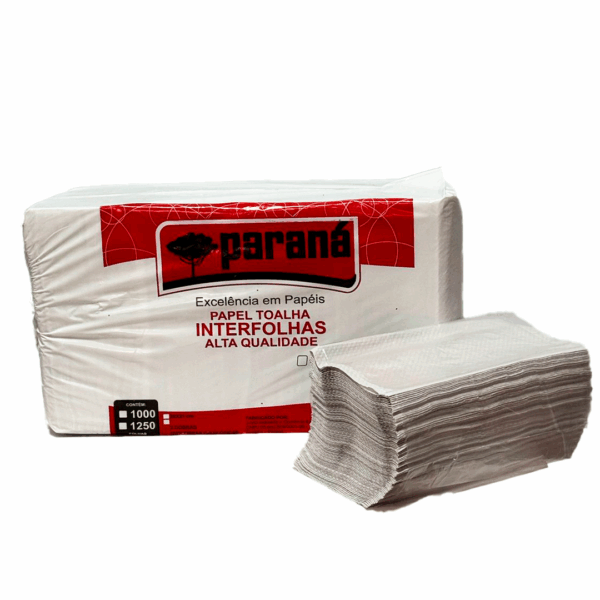 PAPEL TOALHA INTERFOLHAS BRANCO PACOTE (VML) PARANA