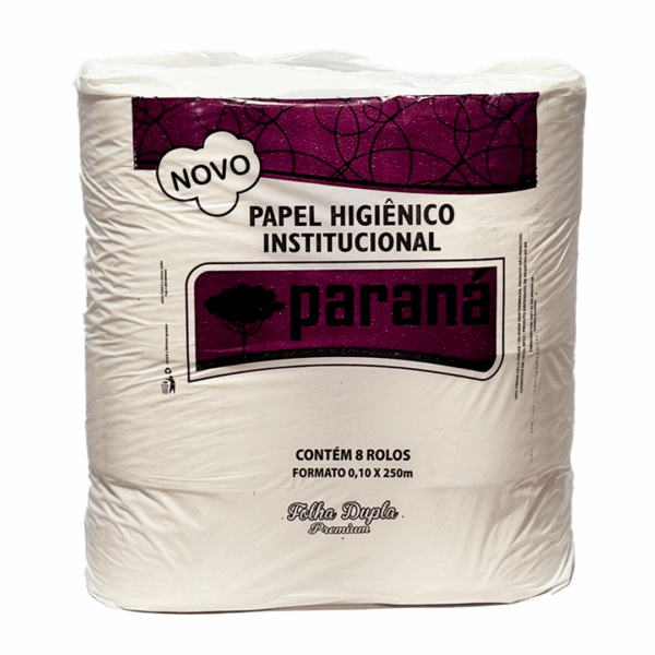 PAPEL HIG. FOLHA DUPLA 8X250M EXTRA LUXO PARANA