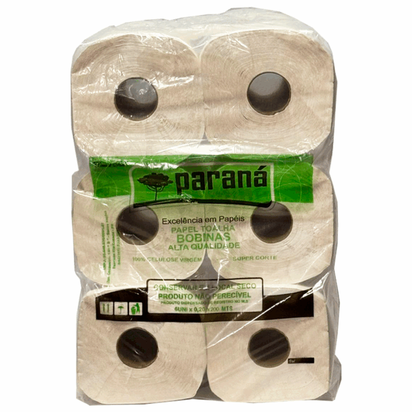 PAPEL T. BOBINA EXTRA/AL 24G 6X200M C/6 PARANA (EMB VRD) - Image 2