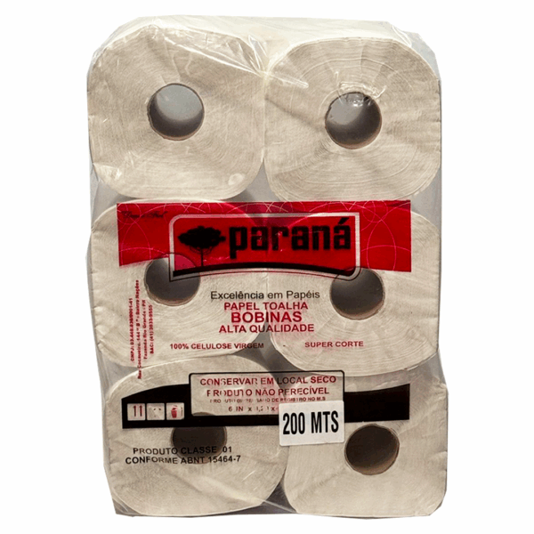 PAPEL T. BOBINA CAMBARA/AUTO 28G 6X200M PARANA (EMB VML) - Image 2