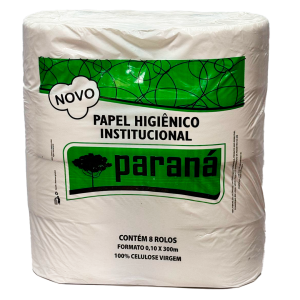 108- PAPEL HIG ROLAO FRD 8X300 100% CEL VRG FS PARANA (EMB VERDE)